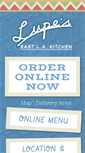 Mobile Screenshot of lupeskitchen.com