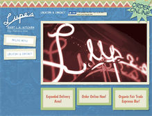 Tablet Screenshot of lupeskitchen.com